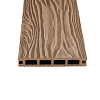 картинка Доска террасная 145-22-3000 шовная пустотелая с тиснением 3D Ш  Дуб (3м) Groentec ДПК